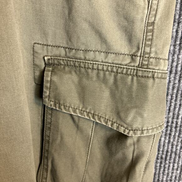 Vintage Nautical Mens Cargo Shorts Size 38 Green Cotton Y2K Skater Grunge - Picture 5 of 12